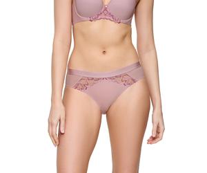 Tai-Slip TRIUMPH "Wild Azalea Florale", Damen, Gr. 44, rosa (blossom kiss), Microtouch, Obermaterial: 82% Polyamid, 18% Elasthan, körpernah, Unterhosen, Spitze, elastisch, Satin-Einfassung (20575141-4