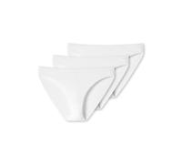 UNCOVER by SCHIESSER Damen Slips im Pack - Tai, Soft Cotton, Vorteilspack Weiß S 3er Pack (1x3P)