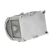 Taidda Antike Piraten-Schatztruhe, Schmuckschatulle für Persönliche Ornamente und Geschenke für die Inneneinrichtung, Aufbewahrungsbox aus Zinklegierung für Hochzeit, 2,5 X 1,6 X 1,8 Zoll