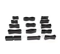 Taidda Hartstahl-Leder-Formstanzer-Set, Langlebiger 15-Loch-Schneider für die Herstellung von Leder, Stoff, Gummi, B021