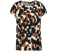 TAIFUN - Bluse beige/weiß - Gr. - 34