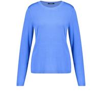 Taifun Damen Pullover Langarm unifarben Regatta Blue 44