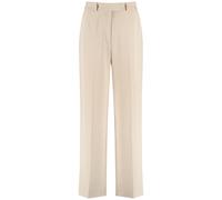 TAIFUN - Elegante weit fließende Hose beige/weiß - Gr. - 40