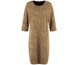 TAIFUN - Kleid mit Animalprint braun/schwarz - Gr. - 34