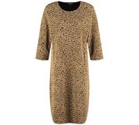 TAIFUN - Kleid mit Animalprint braun/schwarz - Gr. - 36