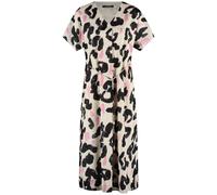 TAIFUN - Kleid mit Leo-Muster beige/weiß - Gr. - 34