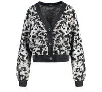 TAIFUN - Kuschelige Strickjacke schwarz - Gr. - 38