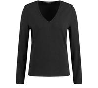 TAIFUN - Langarmshirt aus Strutur-Jersey schwarz - Gr. - 36