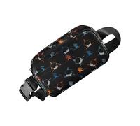 Taillenbeutel für Frauen, Mode Taillenpackungen - Leichter Taillenbeutel mit reflektierender Streifen für Männer - Kompakte stilvolle Gürtelbeutel für Mobiltelefone Tissue Keys Brieftasche