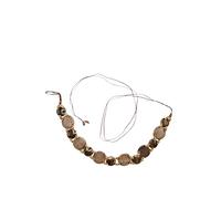 Taillengürtel "Coconut", Damen, Gr. onesize, braun, Materialmix, COLLEZIONE ALESSANDRO, unifarben, Basic, Gürtel, Holzgürtel zum Binden (32199809-0) braun
