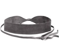 Taillengürtel LASCANA "Bindegürtel, Ledergürtel, Gürtel für Kleid & Overall, Bauchgürtel", Damen, Gr. M, grau, Leder, Gürtel, aus Leder zum Binden mit Shaping-Effekt (42433915-M) grau