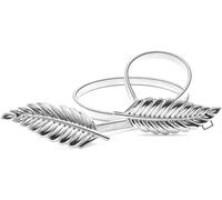 Taillengürtel LASCANA "Schmuckgürtel, elastischer Gürtel für Kleid & Overall, Bauchgürtel", Damen, Gr. L, silber (silberfarben), Metall, leicht glänzend, Gürtel, aus Stretch-Material mit moderner Schl