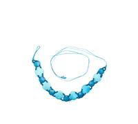 Taillengürtel "Muscheln", Damen, Gr. onesize, blau (türkis), Materialmix, COLLEZIONE ALESSANDRO, unifarben, Basic, Gürtel, Muschelgürtel zum Binden (82002613-0) türkis