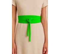 Taillengürtel "Neon", Damen, Gr. onesize, grün, Leder, COLLEZIONE ALESSANDRO, unifarben, Basic, Gürtel, aus echtem Leder, Made in Italy (35334028-0) grün
