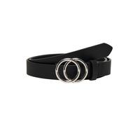 Only Rasmi Faux Leather Jeans 90 cm Black / Detail Black / Shiny Silver Buckle (Herstellerartikelnummer: 15185213-Black/DetailBlack/ShinySilverBuckle-90)