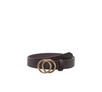 Taillengürtel ONLY "ONLRASMI FAUX LEATHER JEANS BELT", Damen, Gr. 95, braun (coffee bean detail:light gold), Kunstfaser, Gürtel, Lederimitat (24195939-95) coffee bean detail:light gold