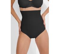 Taillenhohe, formende Miederhose schwarz 4XL