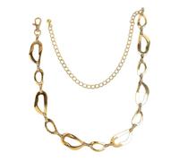 Taillenkettengürtel, Metall, zarter Körperschmuck, modisch, dekorativer Gliedergürtel für Damen, Kleider, Jeans, Röcke, Hosen, Outfit-Styling, verstellbar, Konzert, Festival, Strand, Sommer, Party und