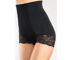 Taillenshaper LASCANA, Damen, Gr. 32/34, schwarz, Microfaser, Obermaterial: 80% Polyamid, 20% Elasthan. Miedereinsatz: 90% Polyamid, 10% Elasthan. Netz: 85% Polyamid, 15% Elasthan. Spitze: 90% Polyami