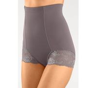 Taillenshaper LASCANA, Damen, Gr. 40/42, grau (taupe), Microfaser, Obermaterial: 80% Polyamid, 20% Elasthan. Netz: 85% Polyamid, 15% Elasthan. Powernetz: 90% Polyamid, 10% Elasthan. Spitze: 90% Polyam