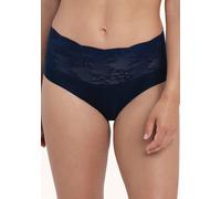 Anita Damen Taillenslip Essential Lace High Waist – mit Spitze, hoher Bund, maritime blue Größe L
