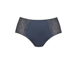Taillenslip ANITA "Taillenslip Havanna", Damen, Gr. 40, blau (shadow blau), Stoff, Obermaterial: 85% Polyamid PA. 15% Elasthan EL., Unterhosen Taillenslip (48393242-40) shadow blau