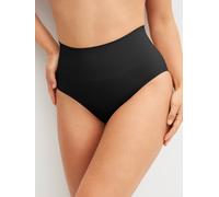 Taillenslip CALIDA "Seamless Shape", Damen, Gr. M (44/46), schwarz, Single Jersey, Obermaterial: 85% Polyamid, 15% Elasthan, körpernah, Unterhosen Taillenslip, mit leichtem Shape-Effekt (48375460-M) s