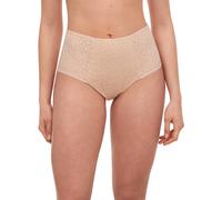 Taillenslip CHANTELLE "NORAH", Damen, Gr. 38, beige (golden beige), Obermaterial: 72% Polyamid, 28% Elasthan, körpernah, Unterhosen Taillenslip, florale Spitze, weiche Materialien (63171826-38) golden
