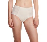 Taillenslip CHANTELLE "NORAH", Damen, Gr. 42, beige (talc), Obermaterial: 72% Polyamid, 28% Elasthan, körpernah, Unterhosen Taillenslip, florale Spitze, weiche Materialien (73082402-42) talc