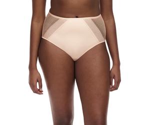 Taillenslip CHANTELLE "PLAY", Damen, Gr. 40, golden beige, Obermaterial: 71% Polyamid, 29% Elasthan, körpernah, Unterhosen Taillenslip, Spitze, blickdichtes Gewebe (28982423-40) golden beige