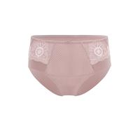 Taillenslip CONTURELLE "Taillenslip Festival", Damen, Gr. 44, rosa (macaron), Stoff, Obermaterial: 63% Polyamid PA. 17% Elasthan EL. 12% Baumwolle CO. 8% Polyester PES., Unterhosen Taillenslip (113734