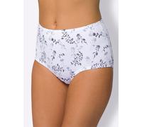 Taillenslip, Damen, Gr. 40/42, 3 Stk., weiß (weiß, grau, elfenbein), 95% Baumwolle, 5% Elasthan, Unterhosen Taillenslip (22680514-40) weiß, grau, elfenbein