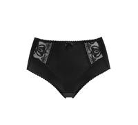 Taillenslip FELINA "Taillenslip Serenada", Damen, Gr. 44, schwarz, Stoff, Obermaterial: 73% Polyamid PA. 18% Elasthan EL. 5% Baumwolle CO. 4% Polyester PES., Unterhosen Taillenslip (32921369-44) schwa