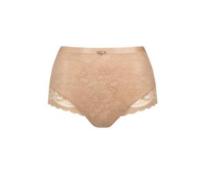 Taillenslip LISCA "Damen Taillenslip Evelyn", Damen, Gr. 46, beige (sweet almond), Stoff, Obermaterial: 83% Polyamid PA. 17% Elasthan EL., Unterhosen Taillenslip (32842715-46) sweet almond