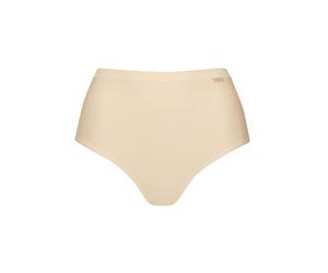 Taillenslip LISCA "Damen Taillenslip Laura", Damen, Gr. 44, beige (vanilla cream), Stoff, Obermaterial: 75% Polyamid PA. 25% Elasthan EL., Unterhosen Taillenslip (91549706-44) vanilla cream