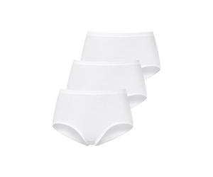 Taillenslip MEY "2000", Damen, Gr. 54, weiß, Feinripp, Obermaterial: 100% Baumwolle, unifarben, körpernah, Unterhosen Taillenslip, Ohne auftragende Seitennähte (234103-54) weiß