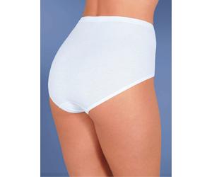 Taillenslip MEY, Damen, Gr. 48, 2 Stk., weiß, 100% Baumwolle, Unterhosen Taillenslip (322475-48) weiß