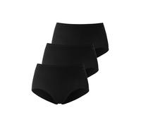 Taillenslip MEY "Emotion", Damen, Gr. 46/48, schwarz, Single Jersey, Obermaterial: 60% Baumwolle, 35% Viskose, 5% Elasthan (LYCRA), unifarben, körpernah, Unterhosen Taillenslip, angenehmes Tragegefühl