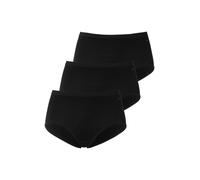 Taillenslip MEY "Lights", Damen, Gr. 44 (44), schwarz, Single Jersey, Obermaterial: 55% Baumwolle, 40% Viskose, 5% Elasthan, unifarben, körpernah, Unterhosen Taillenslip, ohne störende Seitennähte (88