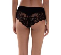 Taillenslip MEY "Orangic Cotton", Damen, Gr. M, schwarz, Feinripp, Obermaterial: 94% Baumwolle, 6% Elasthan, unifarben, körpernah, Unterhosen Taillenslip, Spitzenverzierung hinten und an den Seiten (9