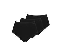 Taillenslip MEY "Superfine Organic", Damen, Gr. 48, schwarz, Single Jersey, Obermaterial: 92% Baumwolle, 8% Elasthan, bedruckt, unifarben, körpernah, Unterhosen Taillenslip, Natürliches Tragegefühl (3