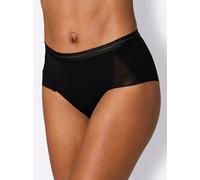 Taillenslip NATURANA, Damen, Gr. 42, 1 Stk., schwarz, 75% Polyamid, 25% Elasthan, Tüll:22% Elasthan, 78% Polyamid, Unterhosen Taillenslip (60370610-42) schwarz