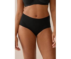 Taillenslip NATURANA "Smoothing", Damen, Gr. 36, 1 Stk., schwarz, Obermaterial: 77% Polyamid, 23% Elasthan, unifarben, Unterhosen Taillenslip, feminin, elastisch, bequem, eng, weich (38432209-36) schw