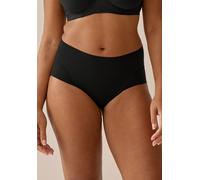Taillenslip NATURANA "Smoothing", Damen, Gr. 42, 1 Stk., schwarz, Obermaterial: 77% Polyamid, 23% Elasthan, unifarben, Unterhosen Taillenslip, feminin, elastisch, bequem, eng, weich (38432209-42) schw