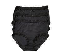 Taillenslip NINA VON C. "3er Pack Damen Taillenslip Multiple Packs", Damen, Gr. 40, schwarz, Stoff, Obermaterial: 95% Modal CMD. 5% Elasthan EL., Unterhosen Taillenslip (79593866-40) schwarz