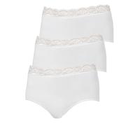 Taillenslip NINA VON C. "3er Pack Damen Taillenslip Slipboutique", Damen, Gr. 48, weiß, Obermaterial: 93% Baumwolle CO. 7% Elasthan EL., Unterhosen Taillenslip (55486731-48) weiß