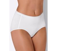 Taillenslip NINA VON C., Damen, Gr. 40, 4 Stk., weiß, 93% Baumwolle, 7% Elasthan, Unterhosen Taillenslip (38191202-40) weiß