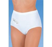 Taillenslip NINA VON C., Damen, Gr. 42, 4 Stk., weiß, 100% Baumwolle, Unterhosen Taillenslip (481976-42) weiß