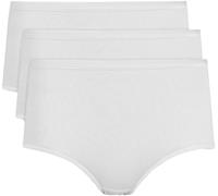 Taillenslip NINA VON C., Damen, Gr. 44, weiß, Obermaterial: 93% Baumwolle, 7% Elasthan, unifarben, körpernah, Unterhosen Taillenslip, basic, eng, elastisch, weich, atmungsaktiv, bequem, Baumwollmix (9