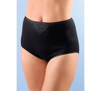 Taillenslip SCHIESSER, Damen, Gr. 46, 2 Stk., schwarz, 100% Baumwolle, Unterhosen Taillenslip (59906102-46) schwarz